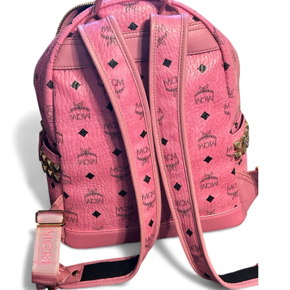 Mcm Full Size Side Studded Stark Backpack - image 3